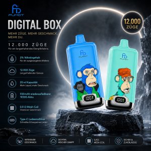 Fumot Digital Box – 12.000 Trekjes – 2% Nicotine Fumot Digital Box – 12.000 Trekjes – 2% Nicotine